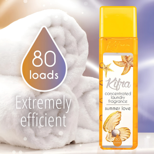 KIFRA SUMMER LOVE Concentrated Laundry Fragrance 200ml 80 Washing Cycles