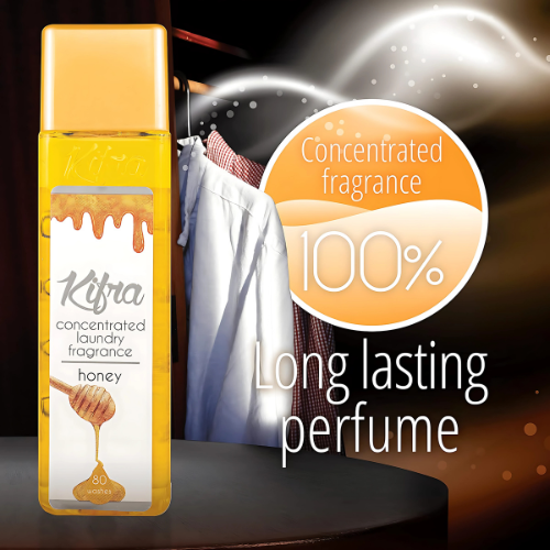 KIFRA HONEY Concentrated Laundry Fragrance 200ml 80 Washing Cycles