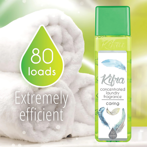KIFRA CARING Concentrated Laundry Fragrance 200ml 80 Washing Cycles
