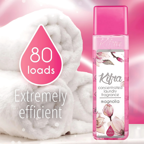 KIFRA MAGNOLIA Concentrated Laundry Fragrance 200ml 80 Washing Cycles