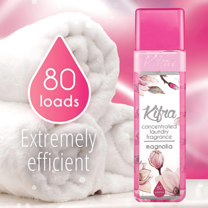 KIFRA MAGNOLIA Concentrated Laundry Fragrance 200ml 80 Washing Cycles