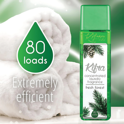 KIFRA FRESH FOREST Concentrated Laundry Fragrance 200ml 80 Washing Cycles