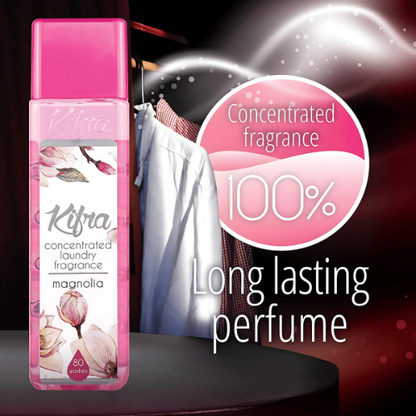 KIFRA MAGNOLIA Concentrated Laundry Fragrance 200ml 80 Washing Cycles