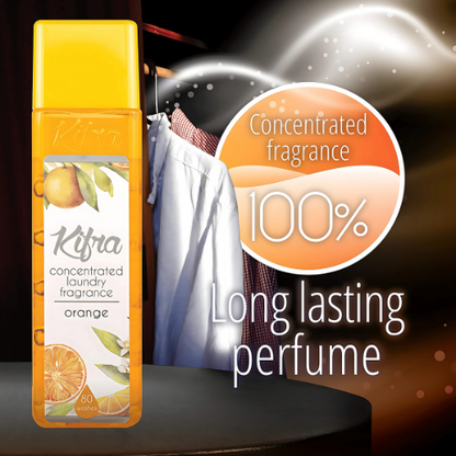 KIFRA ORANGE Concentrated Laundry Fragrance 200ml 80 Washing Cycles