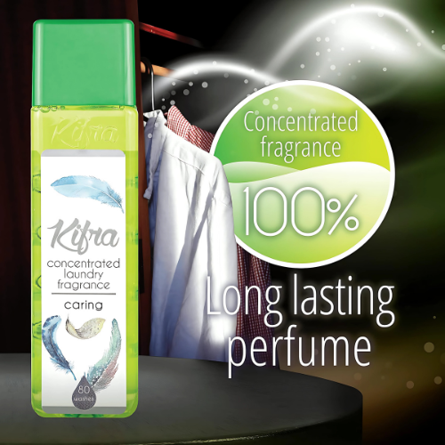 KIFRA CARING Concentrated Laundry Fragrance 200ml 80 Washing Cycles
