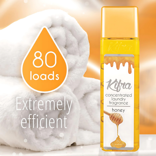 KIFRA HONEY Concentrated Laundry Fragrance 200ml 80 Washing Cycles
