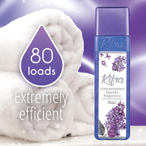 KIFRA Lilac Concentrated Laundry Fragrance 200ml 80 Washing Cycles